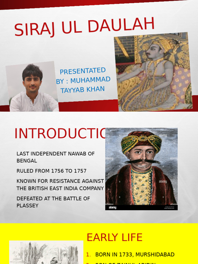 Siraj ul Daulah: Last Nawab of Bengal | PDF | Bengal