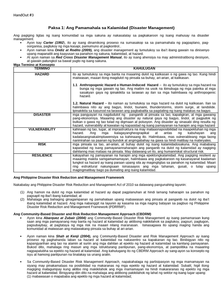 Handout 3 | PDF