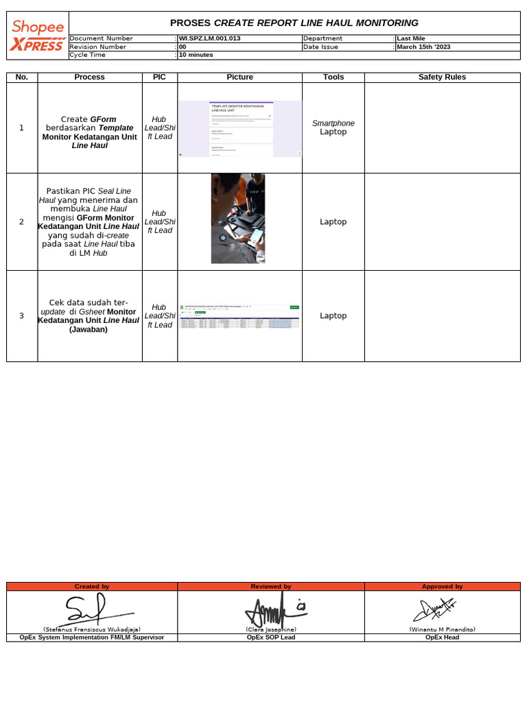Last Mile Report Creation Process | PDF | Software | Office Equipment