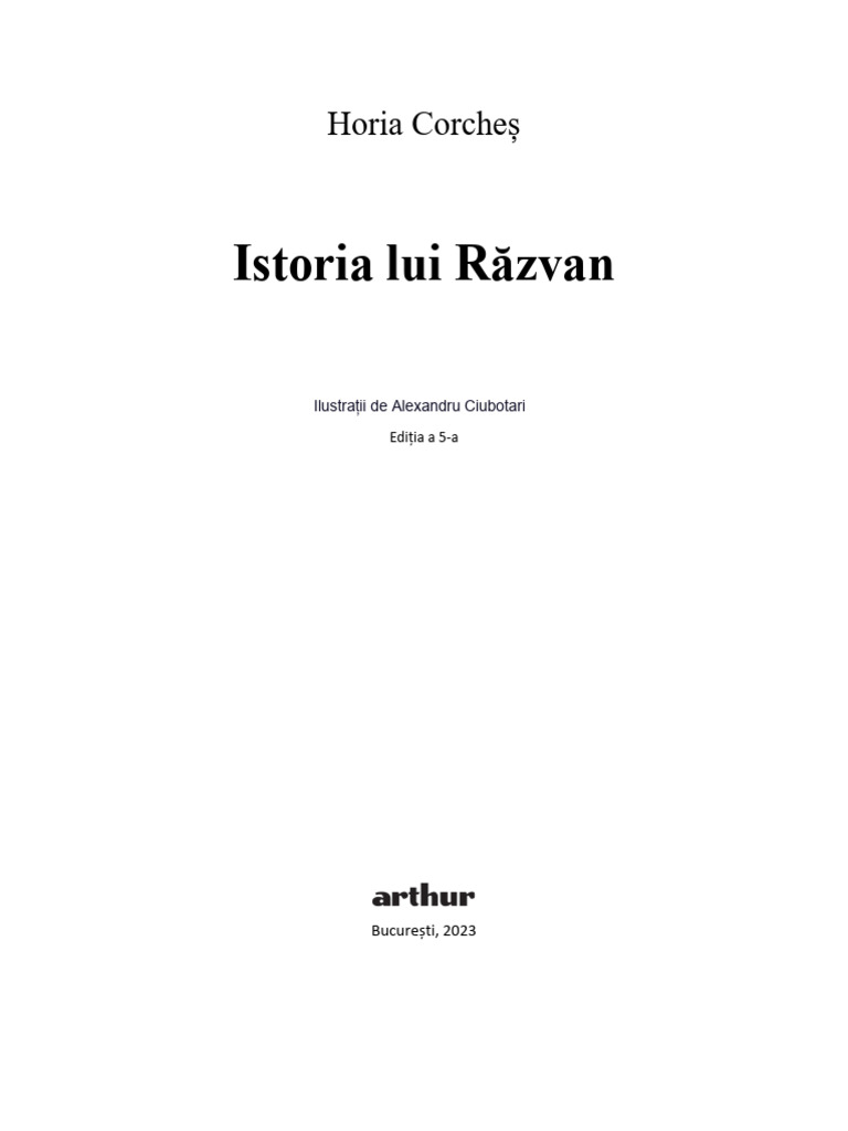 Istoria Lui Răzvan | PDF