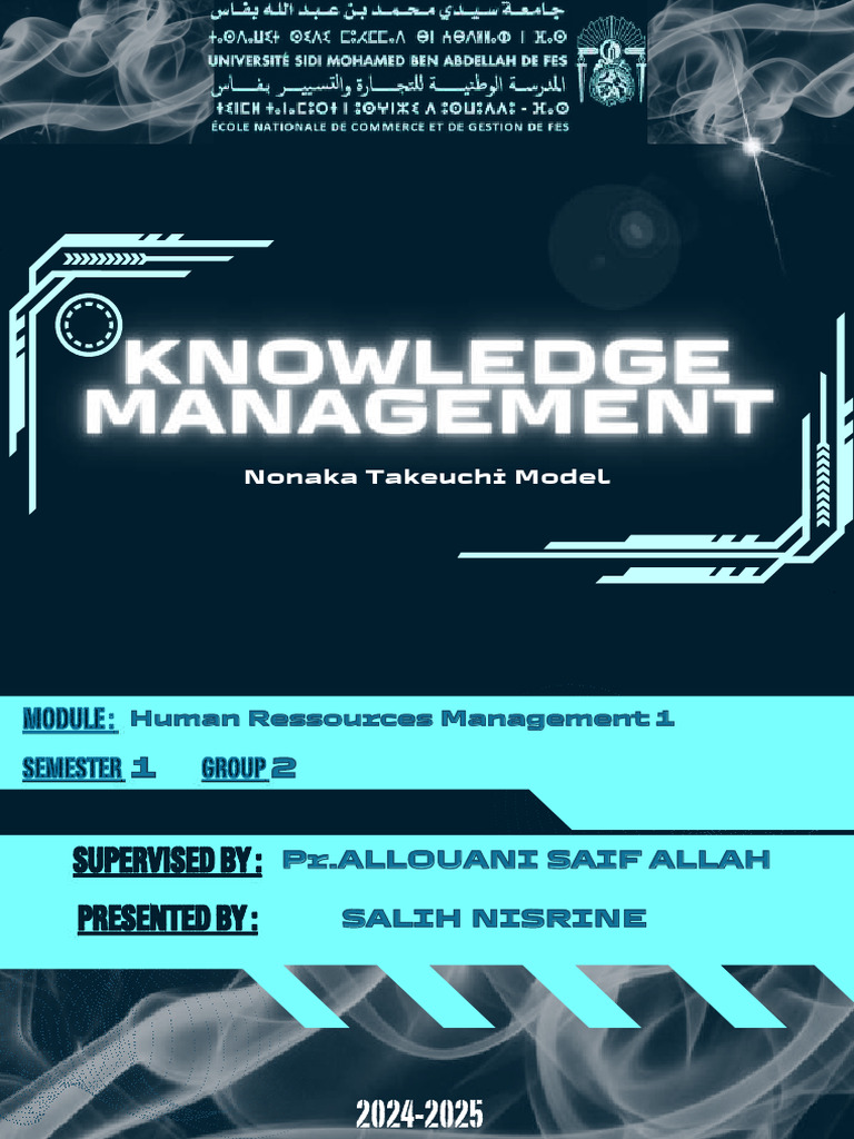 Nonaka Takeuchi Knowledge Management Model | PDF | Knowledge Management ...