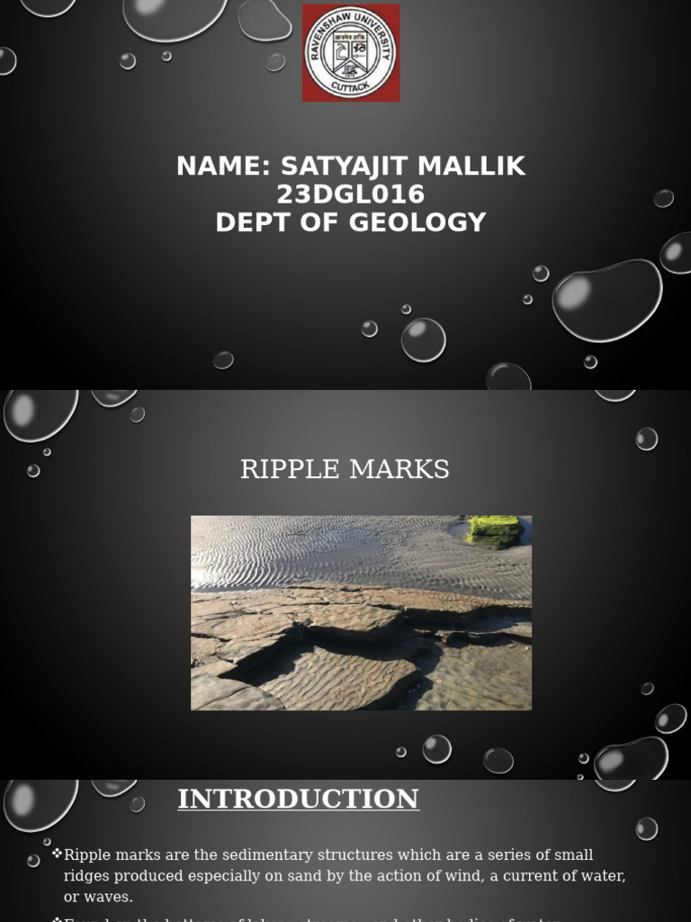 Ripple Marks: Types and Significance | PDF | Dune | Sedimentary Rock
