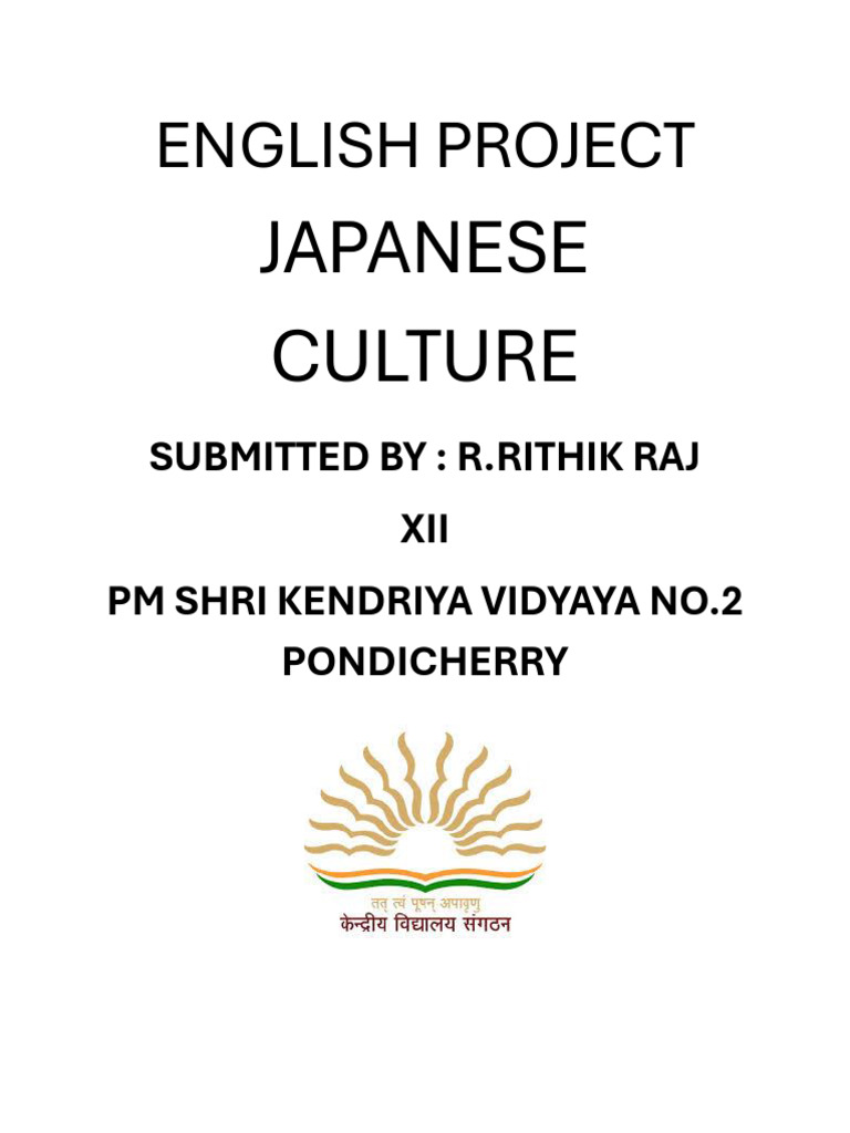 English Project Japanese Culture | PDF