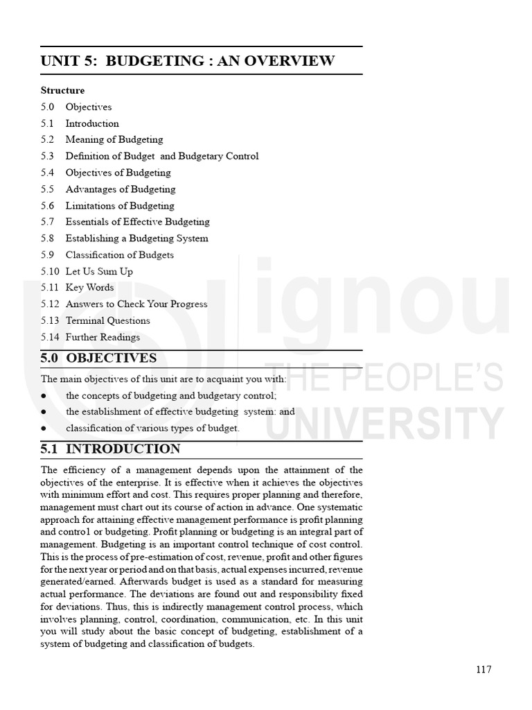 Budgeting Overview: Concepts & Control | PDF | Budget | Forecasting