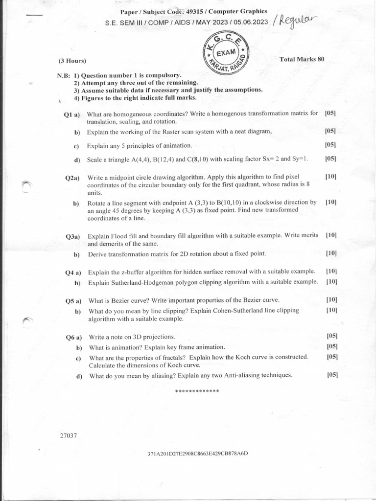 SE III Comp MAY 2023 | PDF