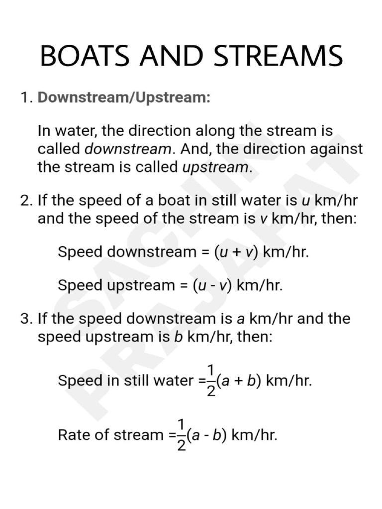 Trains, Boats, Speed, Time, Distance Basic Phy | PDF