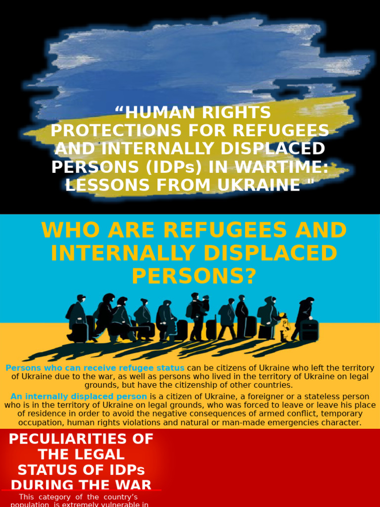 Ukraine's Refugee and IDP Rights in War | PDF | Internally Displaced ...