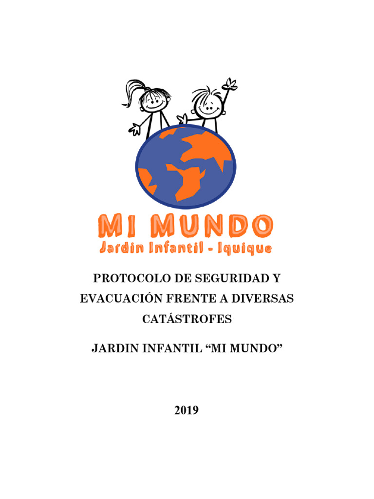 Protocolo de Seguridad en Jardín Infantil | PDF | Educación de la ...