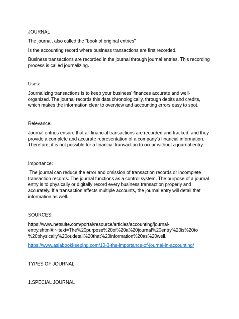 Journal And Ledger Pdf Debits And Credits Business