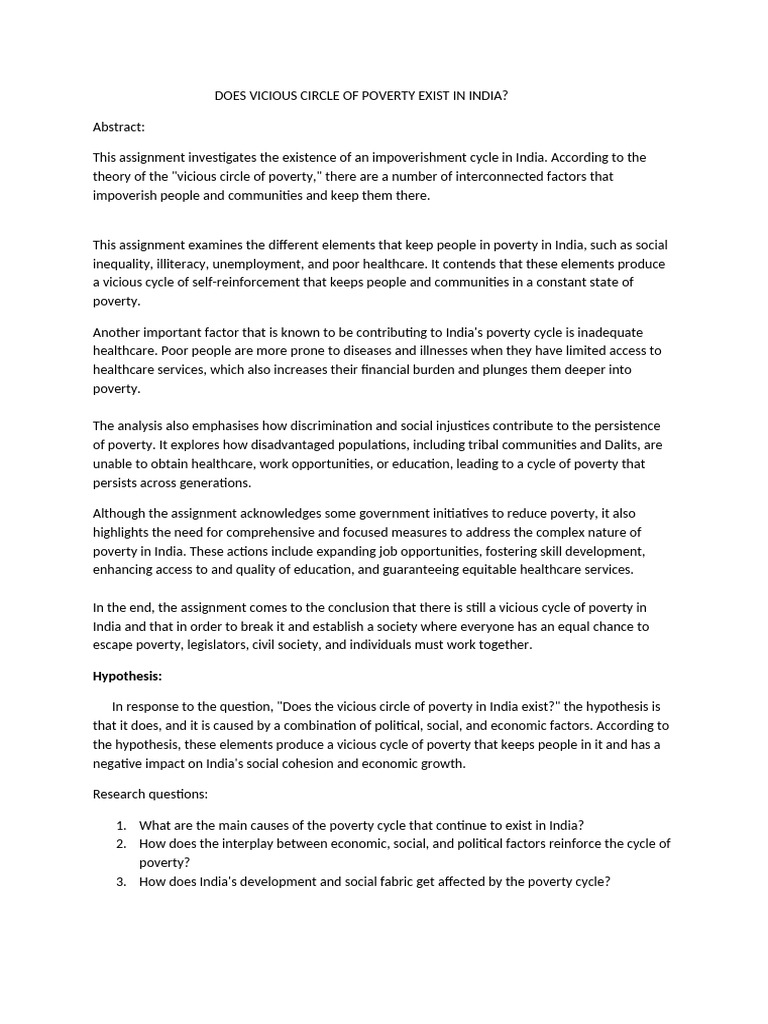 does-vicious-circle-of-poverty-exist-in-india-pdf-poverty-poverty