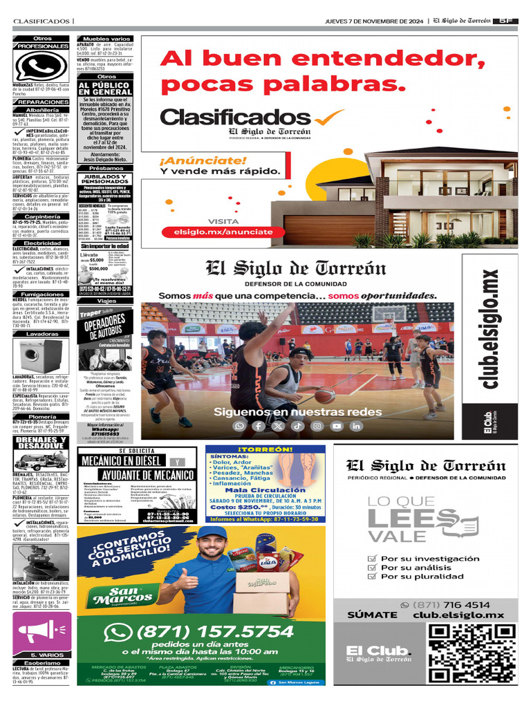 El Siglo de Torreon 2024 11 07 07torf02 | PDF