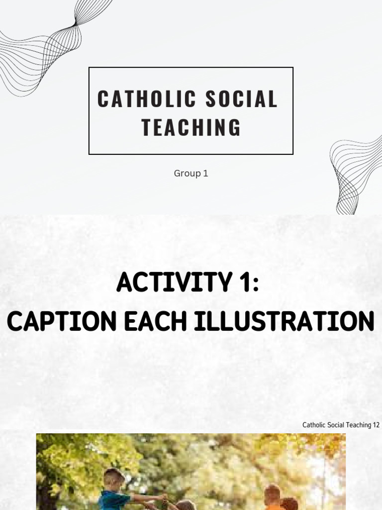 CST Call To Family Community and Participation | PDF | Catholic Social ...