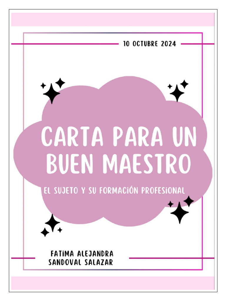 Agradecimiento a un Maestro Inspirador | PDF | Enseñando | Plan de estudios