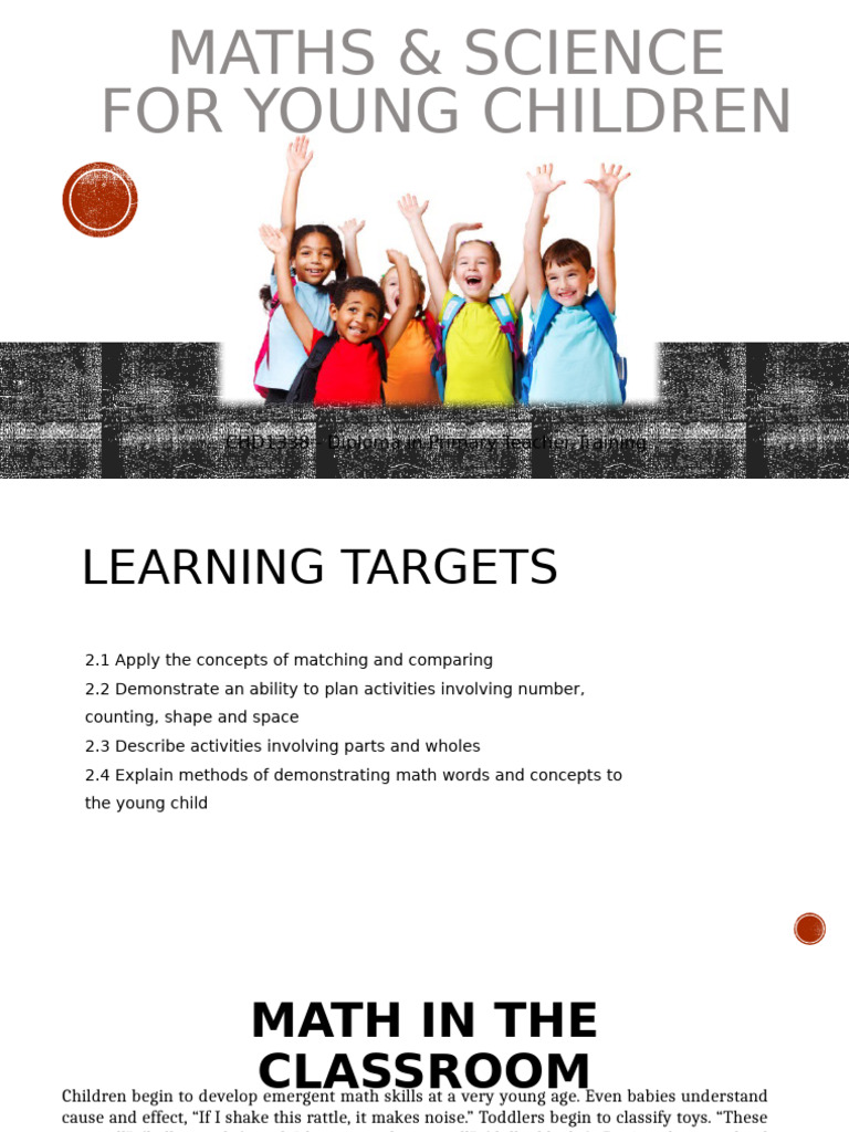 Early Childhood Math Skills Guide | PDF | Mathematics | Toys