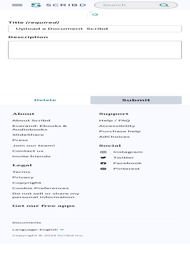 Upload A Document Scribd 2 | PDF