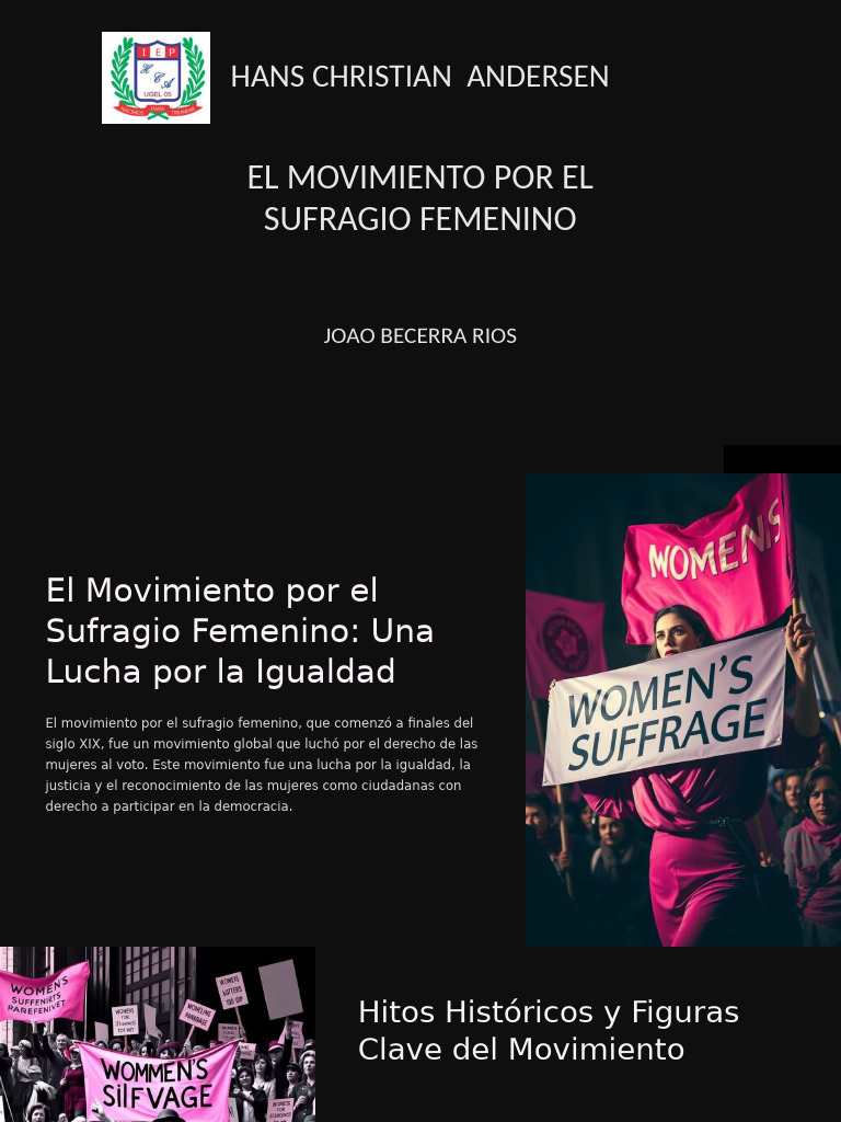El Movimiento Por El Sufragio Femenino Una Lucha Por La Igualdad | PDF