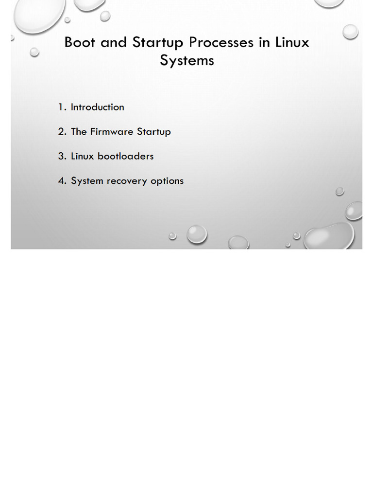Booting process in linux | PDF