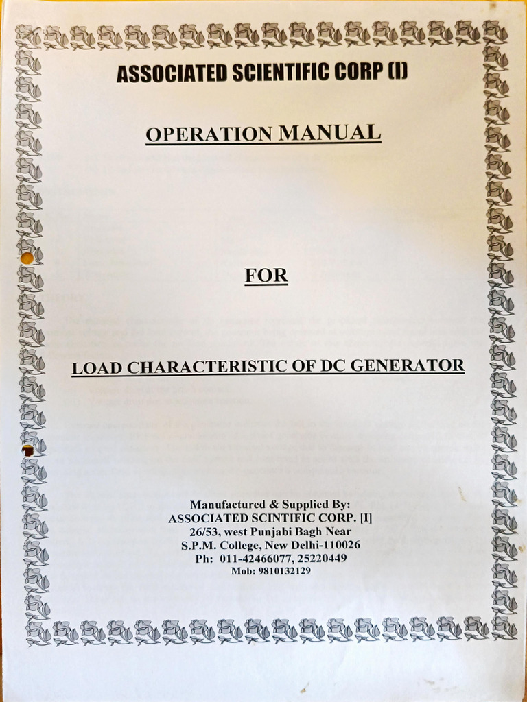 Electrical Machine Experiment 2 Pdf