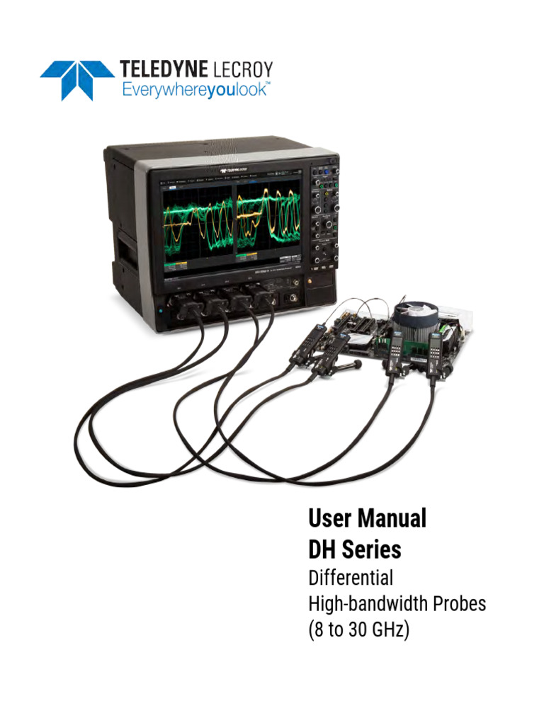DH Series High-Bandwidth Probe Manual | PDF | Amplifier | Computer ...