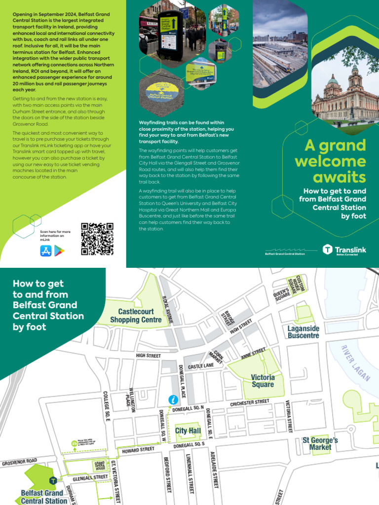 Belfast Grand Central Station Guide | PDF | Transport | Public Transport