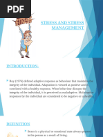 Stress Management Techniques Overview | PDF | Stress (Biology ...
