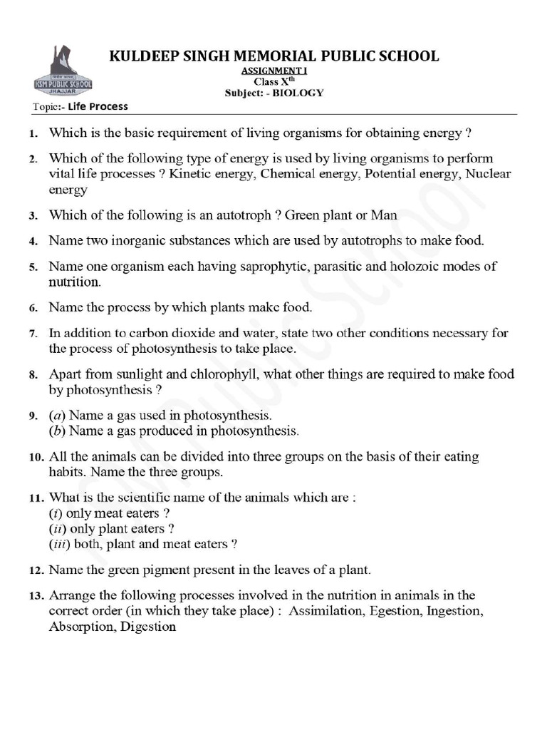 Assignment 1 Biology Page 0001 Pdf