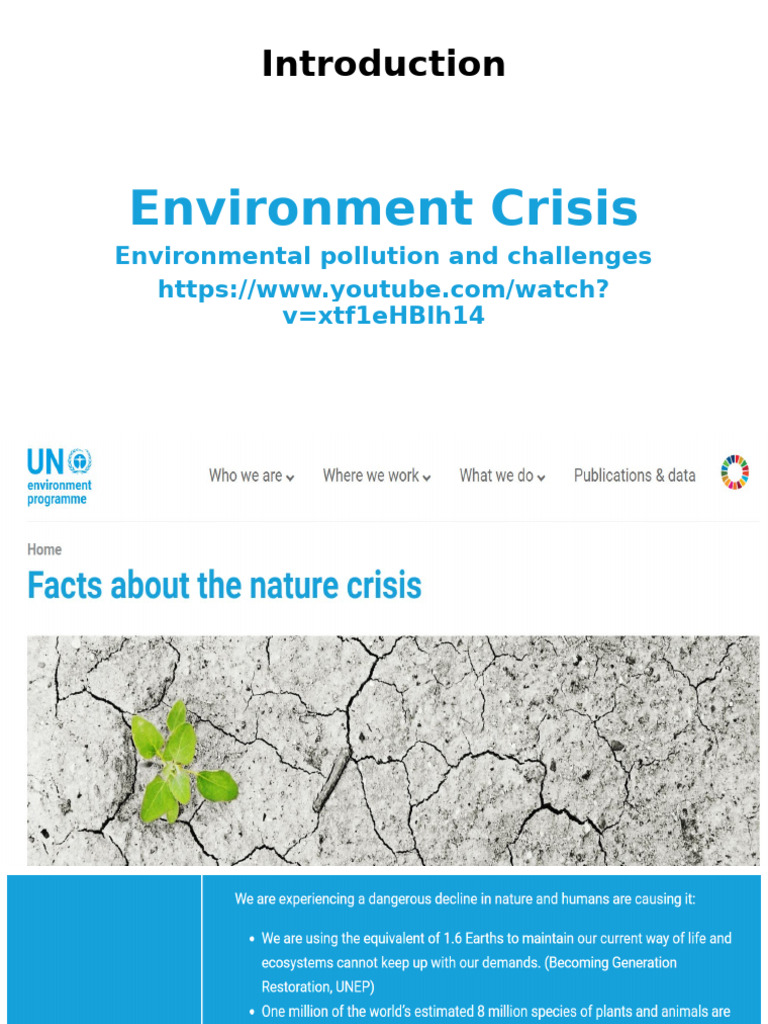Urgent Actions for Biodiversity Crisis | PDF | Biodiversity ...