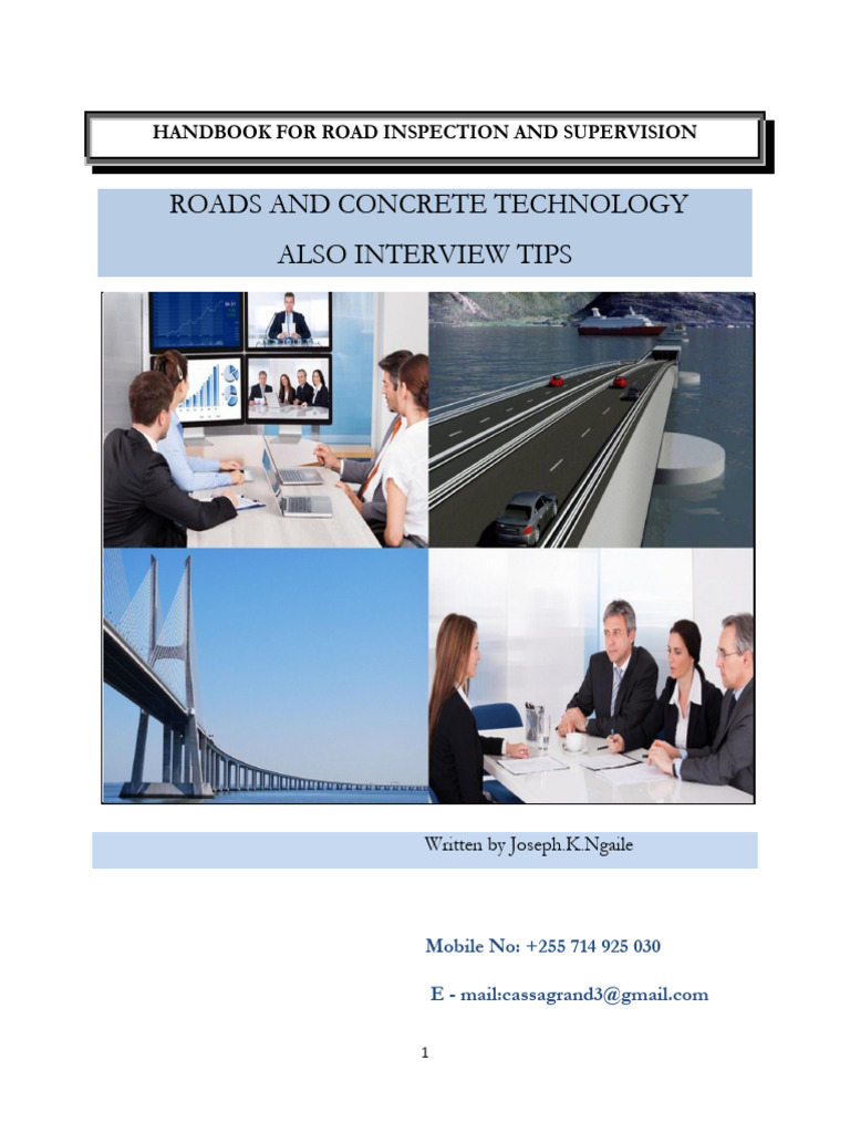Road Inspection and Concrete Technology Guide | PDF | Road Surface | Road