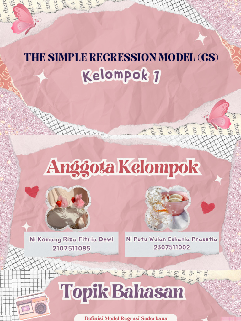 Example For Simple Regression