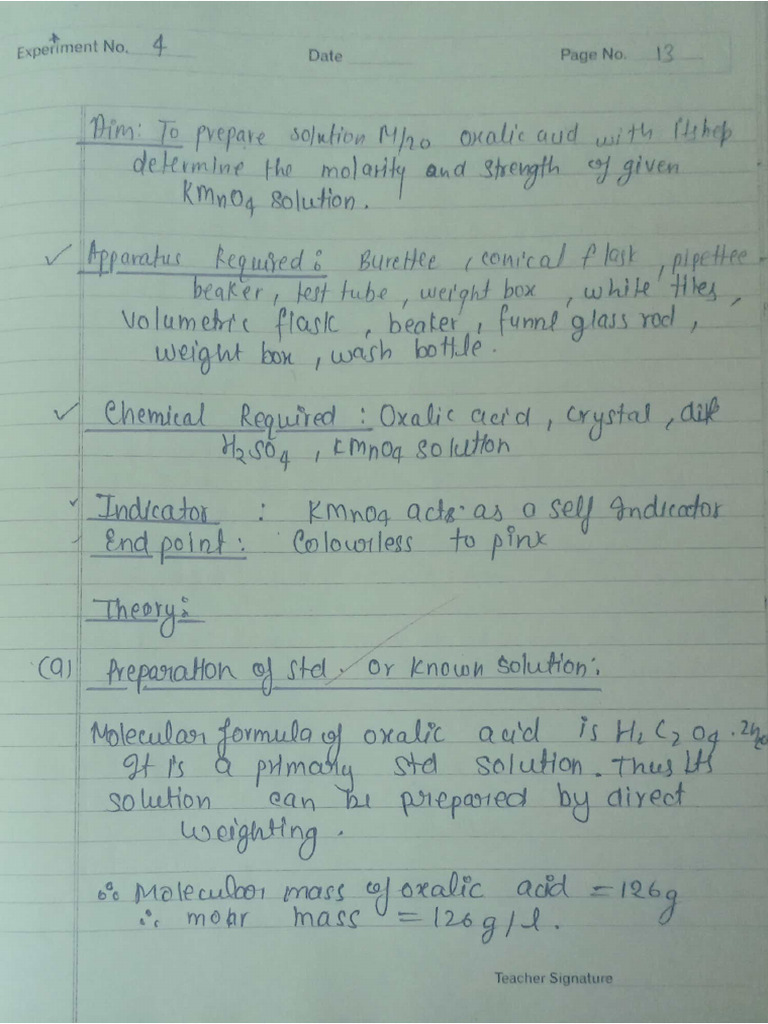 Experiment No - 4 | PDF