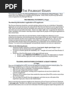 Fulbright Essay Guidelines and Examples | PDF | Yale University | Essays