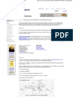 BJT H-Parameters and Amplifier Characteristics Lab1