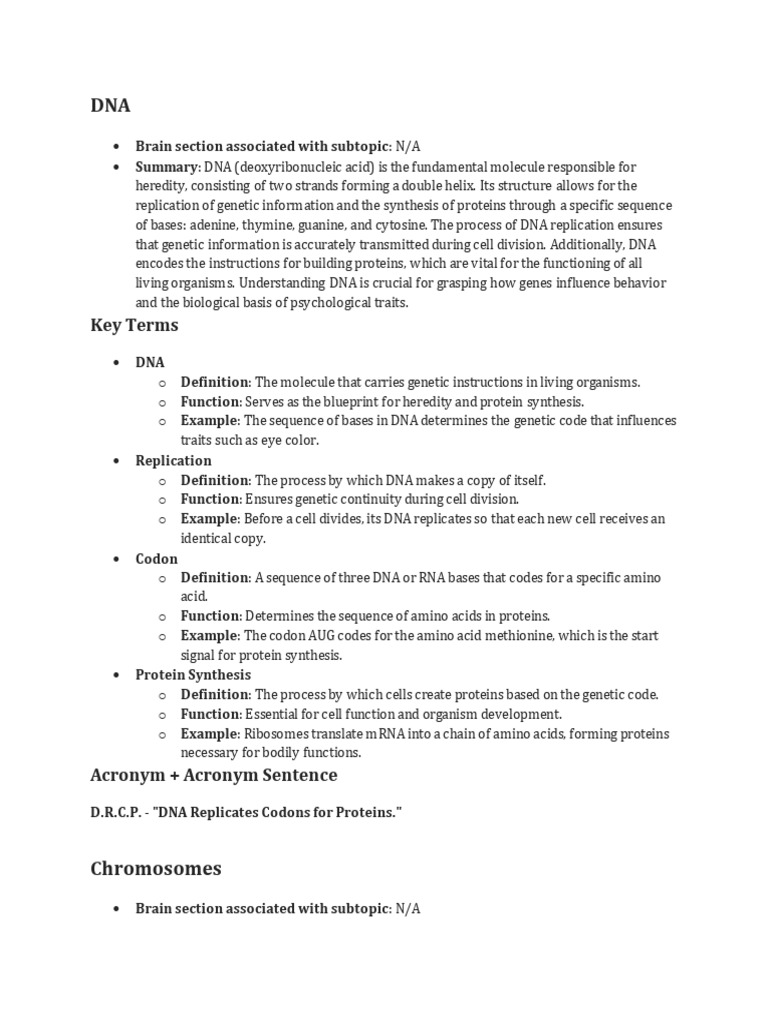 Chapter 4 summary pdf genetics nucleic acid sequence