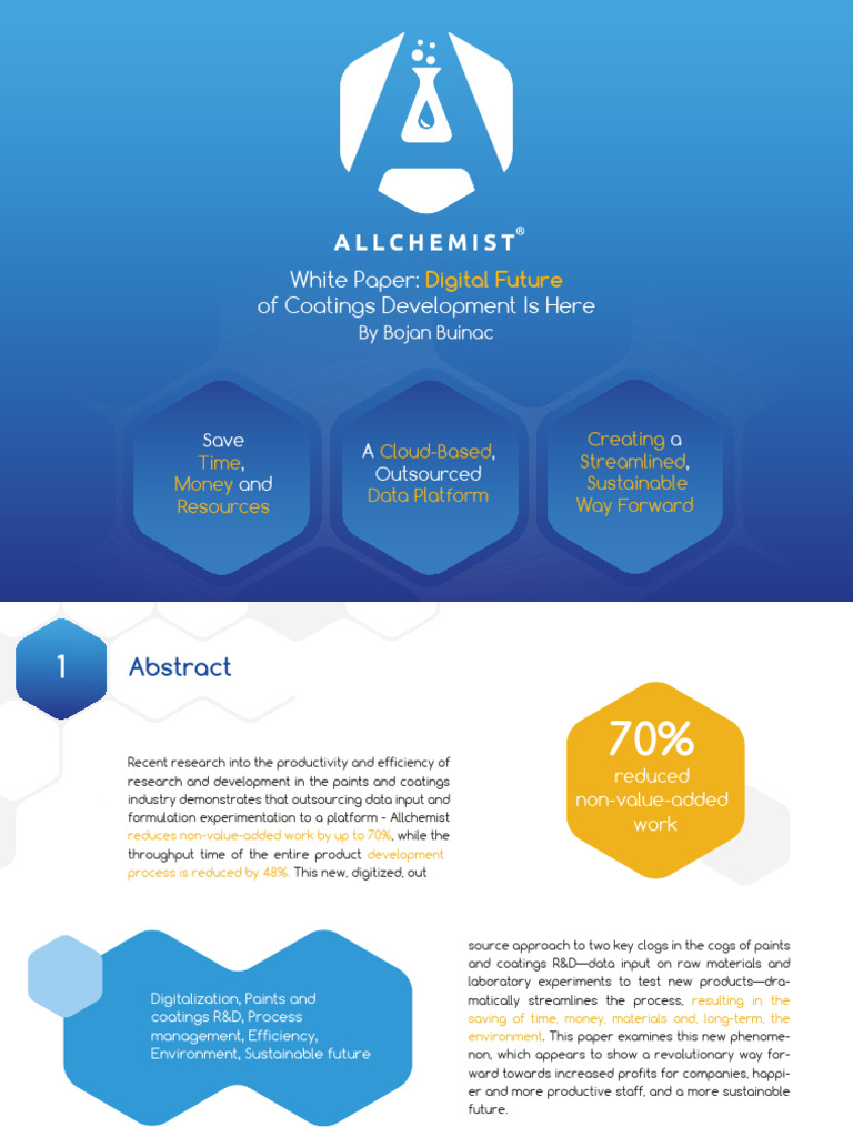 White Paper Digital Future of Coatings Development is Here | PDF ...