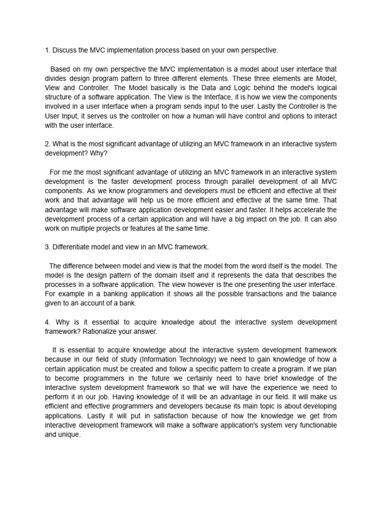 07 taskperformance pdf model view controller software framework