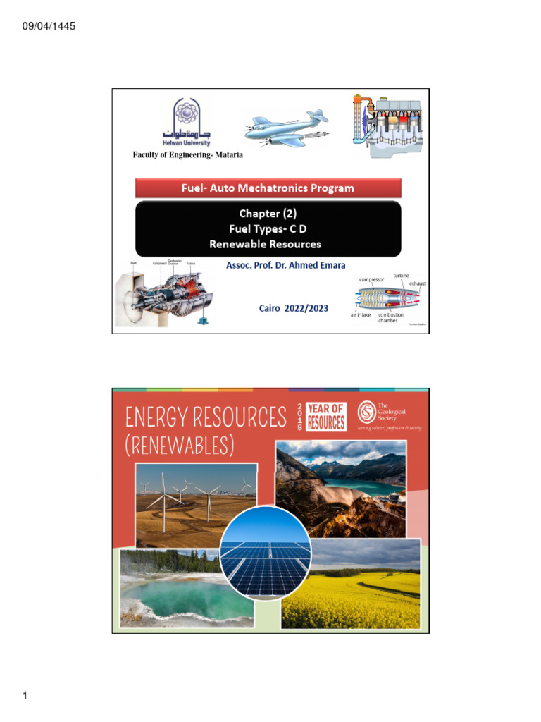 4 - Renewable Energy Resources KS4 | PDF | Renewable Energy | Biofuel