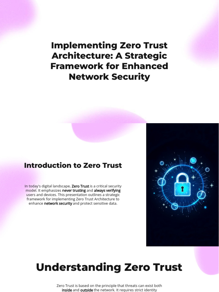 Zero Trust Architecture Implementation Guide | PDF | Security ...