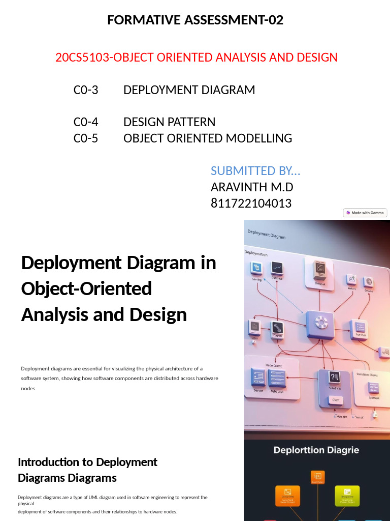 Deployment Diagrams in OOAD Explained | PDF | Class (Computer ...