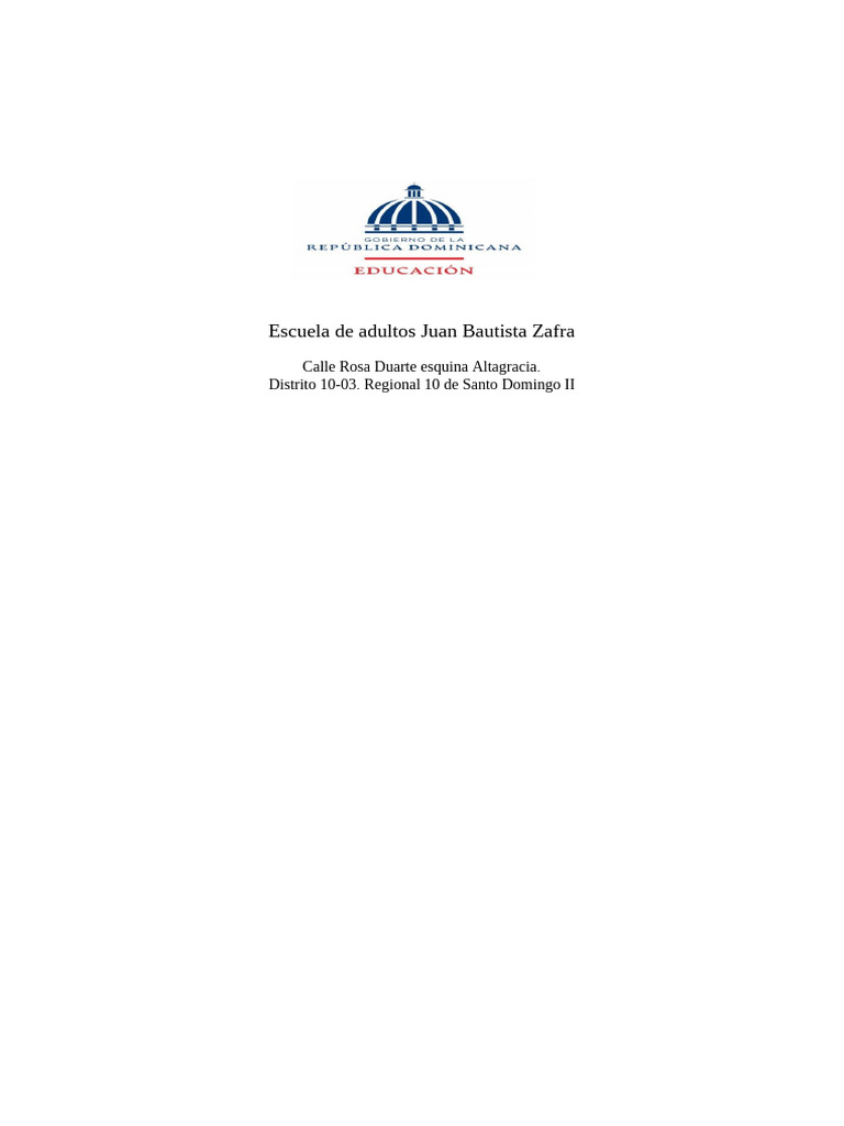 Actividades Escuela de Adultos Zafra | PDF