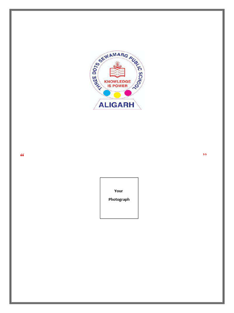 Physics Project Format | PDF