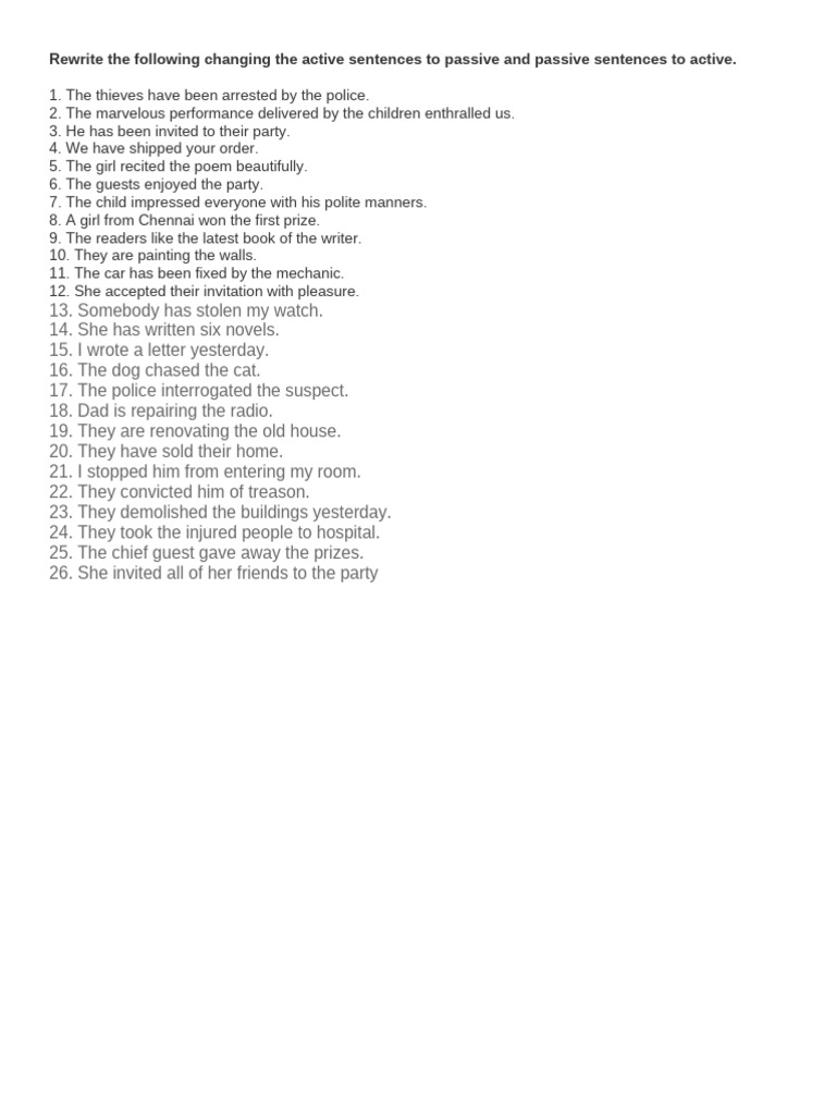 Active to Passive Conversion Guide | PDF