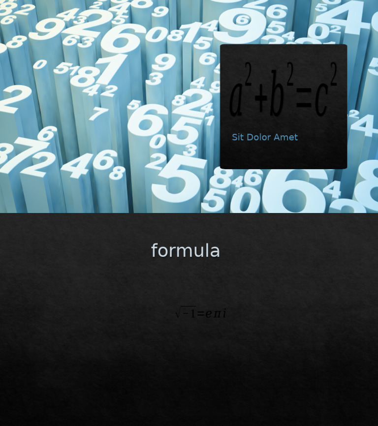 Mathematical Formulas and Concepts | PDF