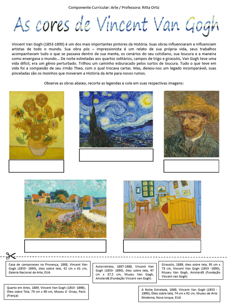 Enviando Por Email As Cores de Van Gogh | PDF | Vincent Van Gogh | As artes