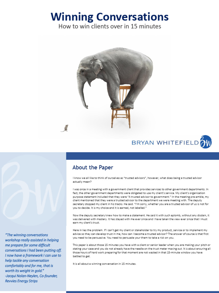 Winning Conversations | PDF | Social Media | Popular Culture & Media ...