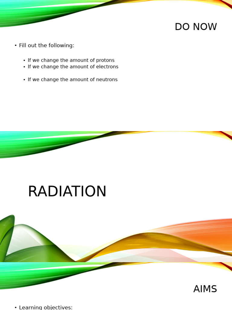 Understanding Radiation Types and Decay | PDF | Ionizing Radiation ...