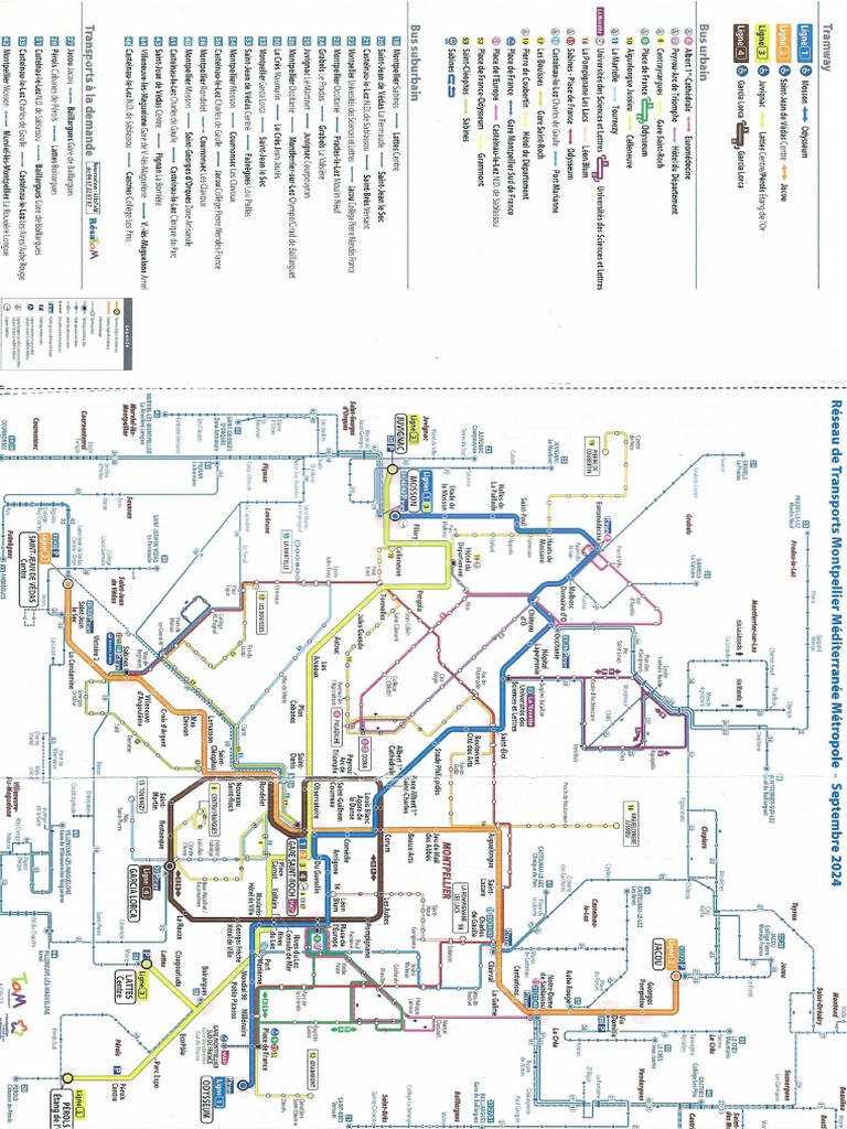 plan de tram monpellier | PDF