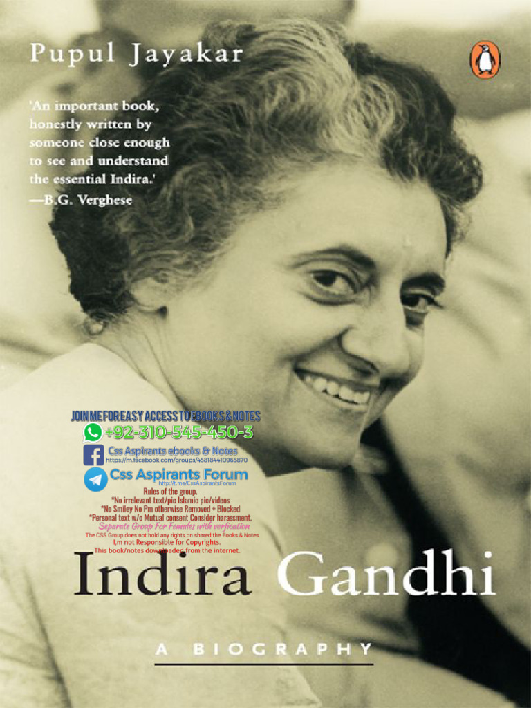 Indira Gandhi: A Complex Biography | PDF | Mahatma Gandhi