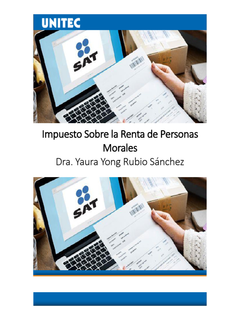 Impuesto sobre la Renta para Personas Morales | PDF | Impuesto sobre la ...