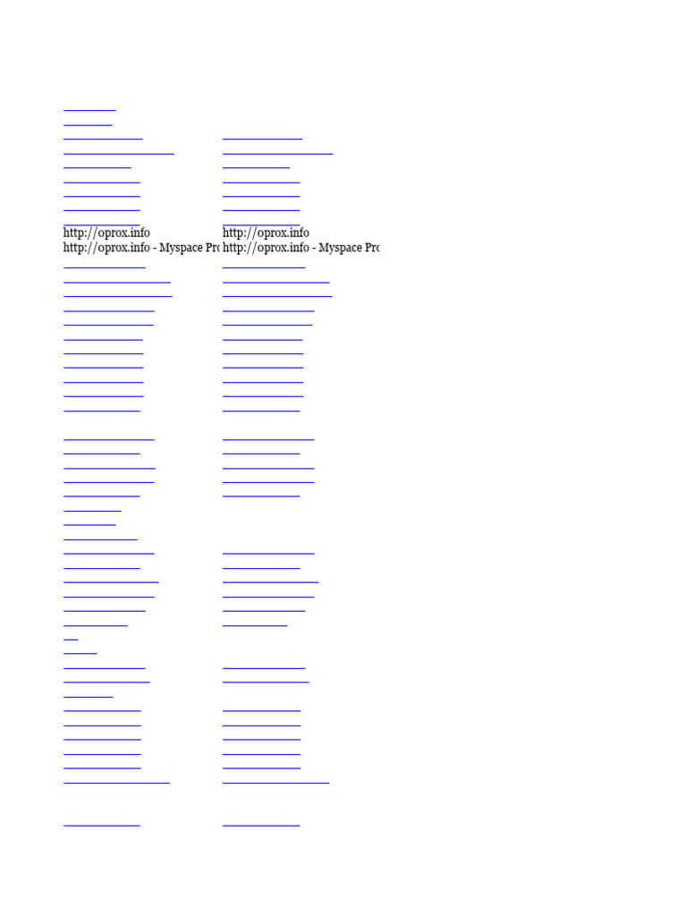 118407899-Web-Proxy-List | PDF | Proxy Server | Information Technology ...