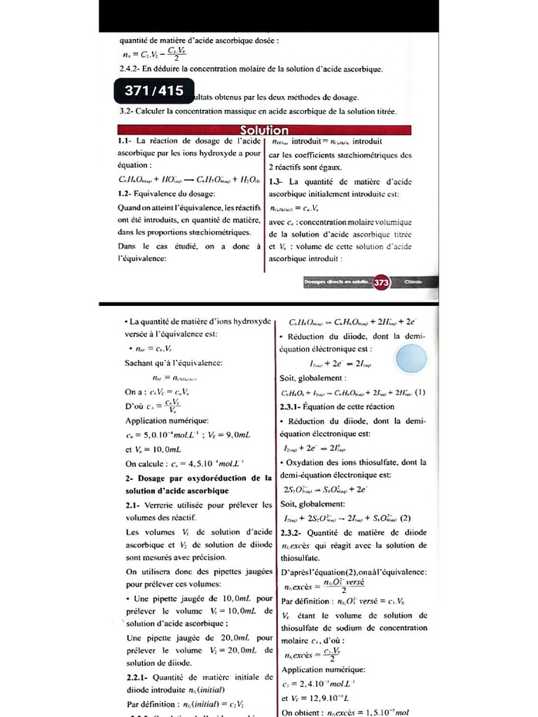 Physique Chimie | PDF